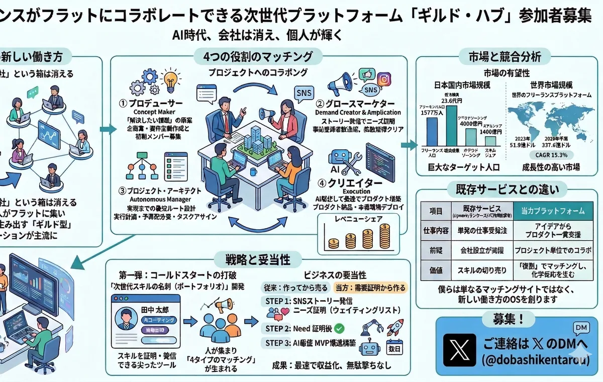 Freelance Guild Hubのコンセプト画像