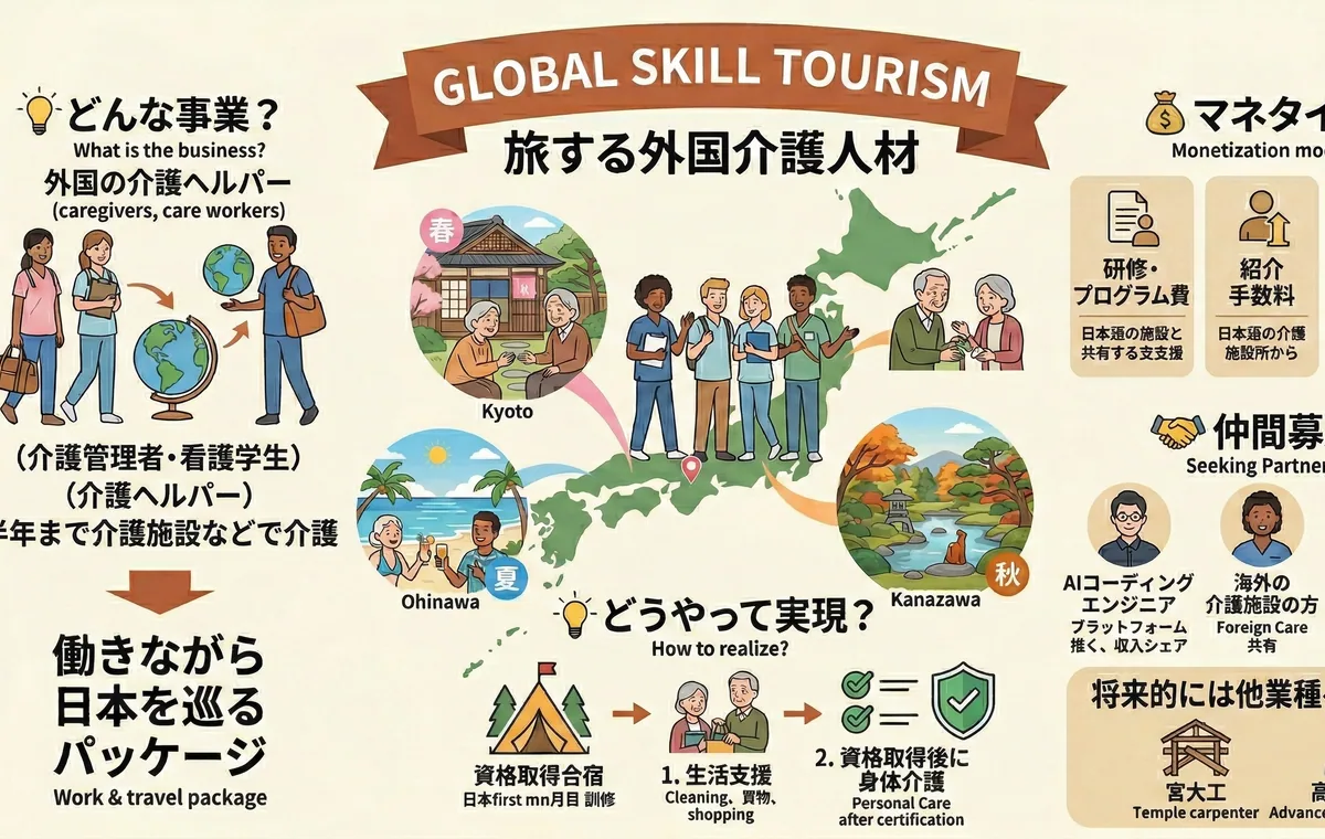 Global Skill Tourismのコンセプト画像