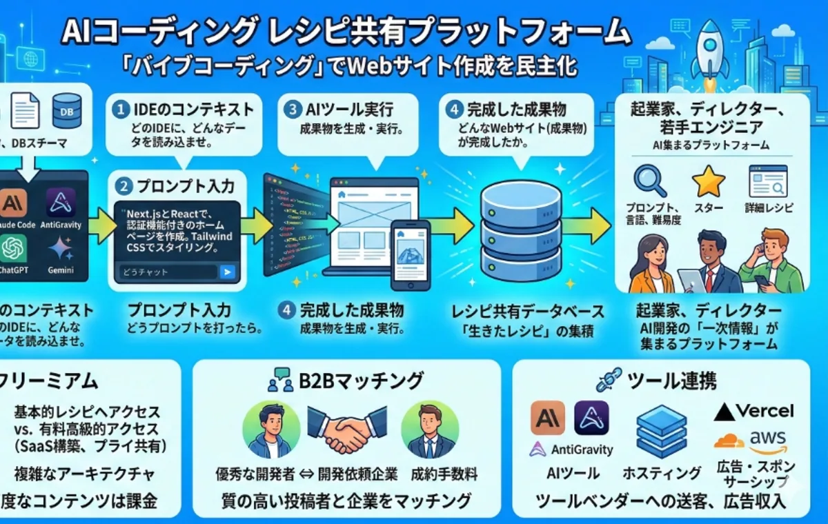 Vibe Coding Recipeのコンセプト画像